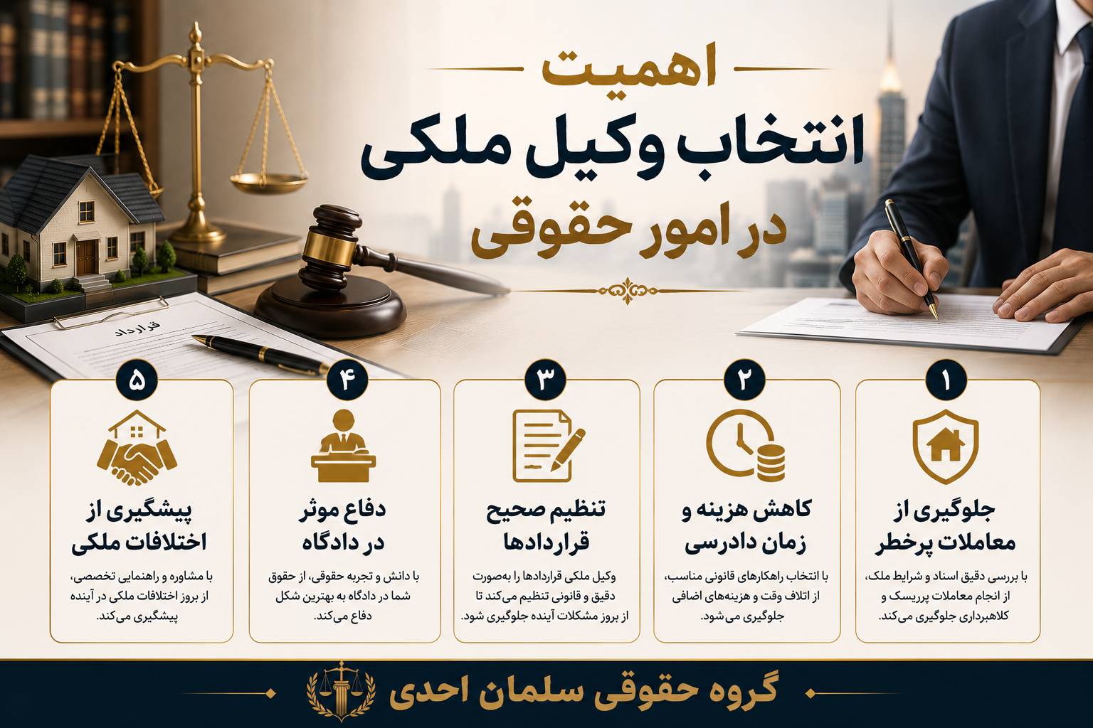 وکیل ملکی | بهترین وکیل ملکی برای دعاوی و پروندههای ملکی + مشاوره تخصصی