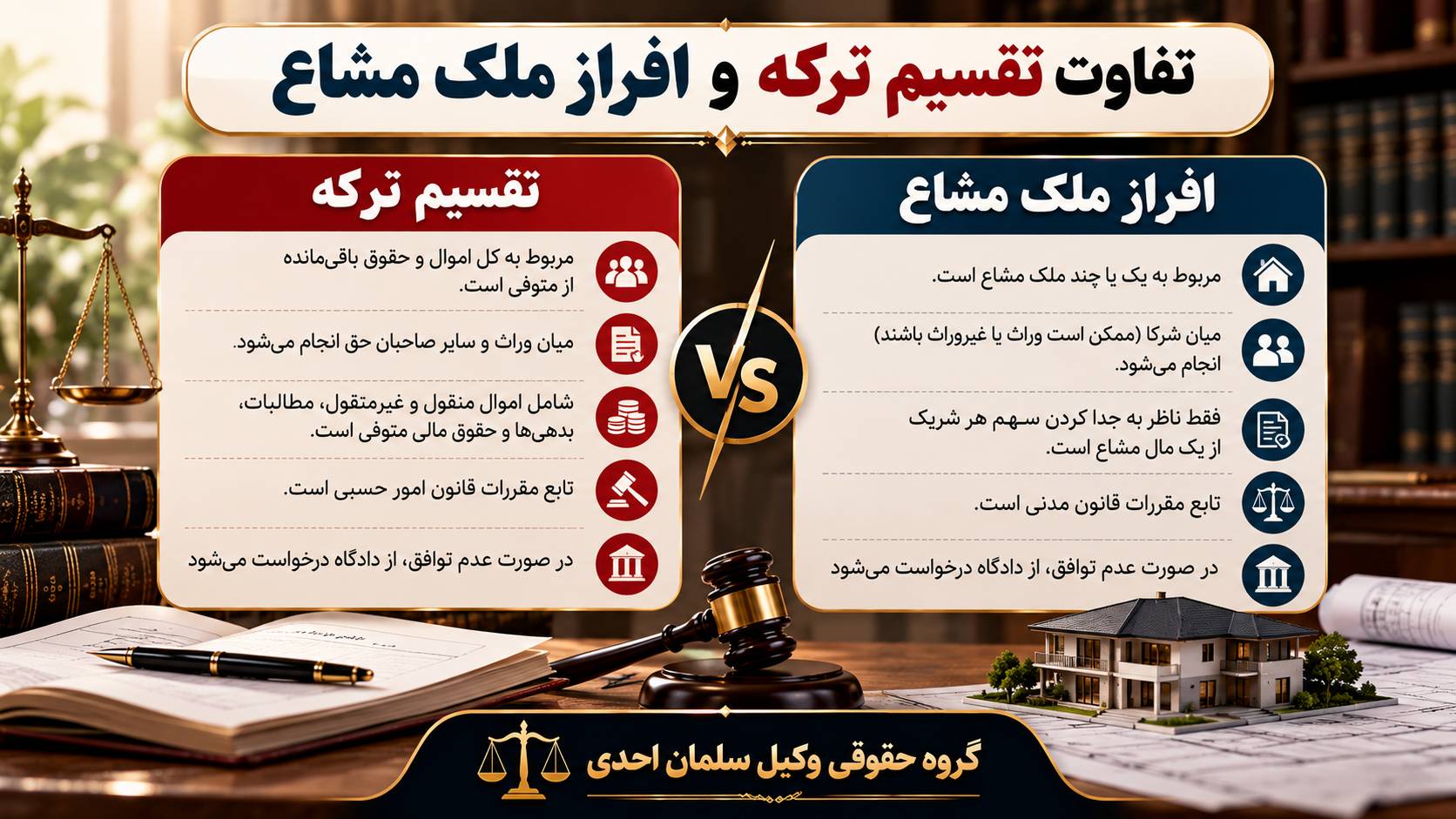 تحریر ترکه، مهر و موم ترکه، تقسیم ترکه و رد ترکه