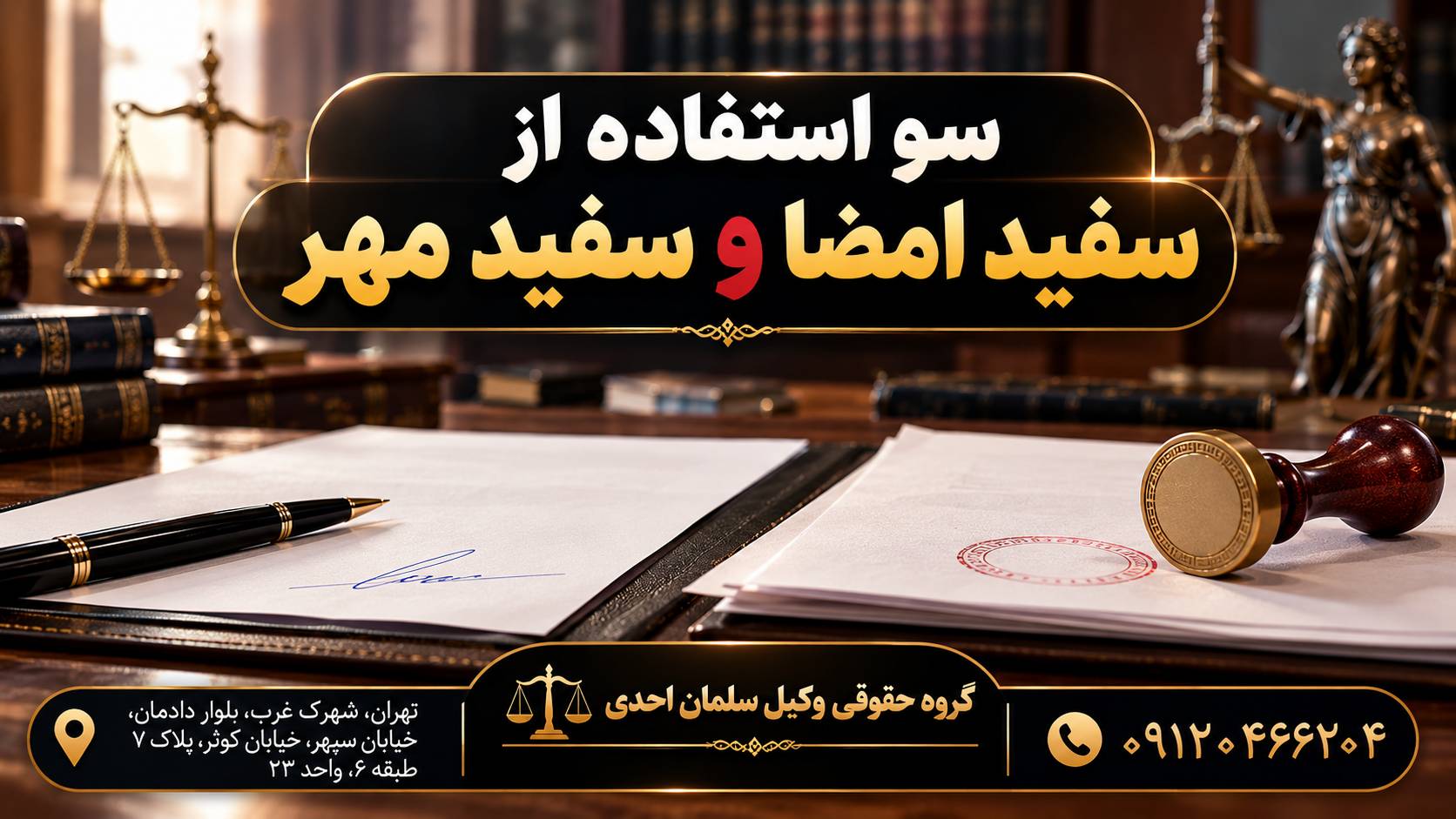 سوءاستفاده از سفید امضا و سفید مهر