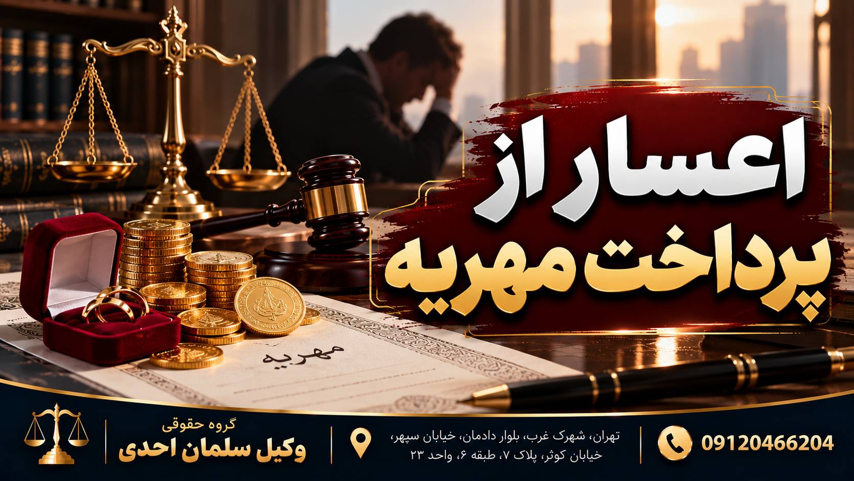 اعسار از پرداخت مهریه